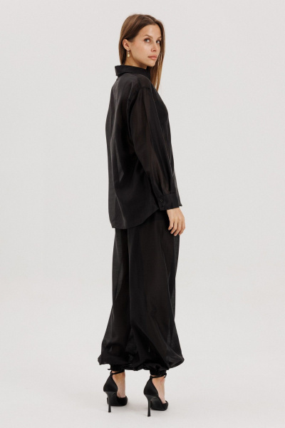 Блуза THE NAME 2430 черный - фото 4