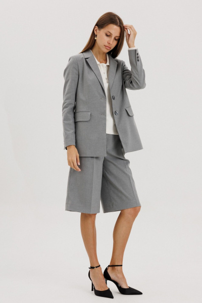 Шорты THE NAME 2432 серый - фото 7