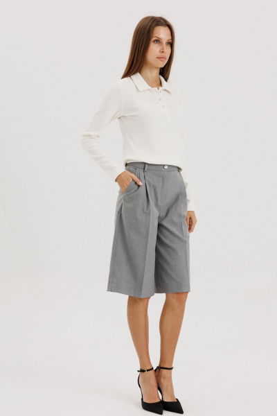 Шорты THE NAME 2432 серый - фото 2