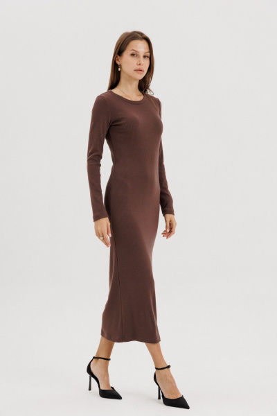 Платье THE NAME 2437 коричневый - фото 7