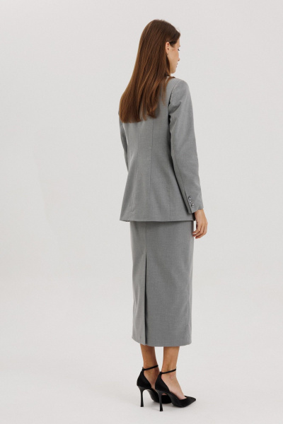 Жакет THE NAME 2439 серый - фото 2