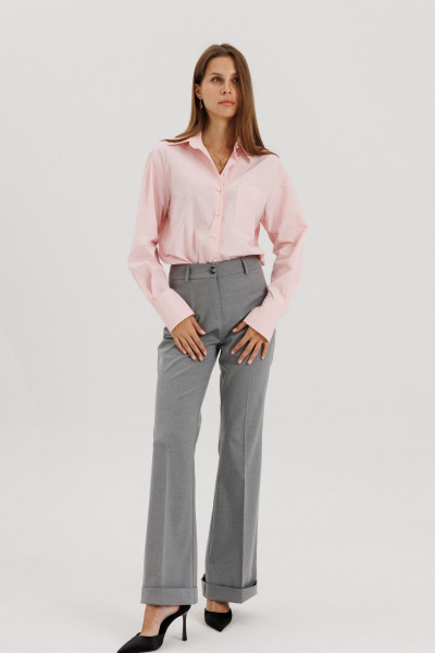 Блуза THE NAME 2443 розовый - фото 9