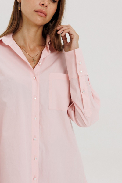 Блуза THE NAME 2443 розовый - фото 4