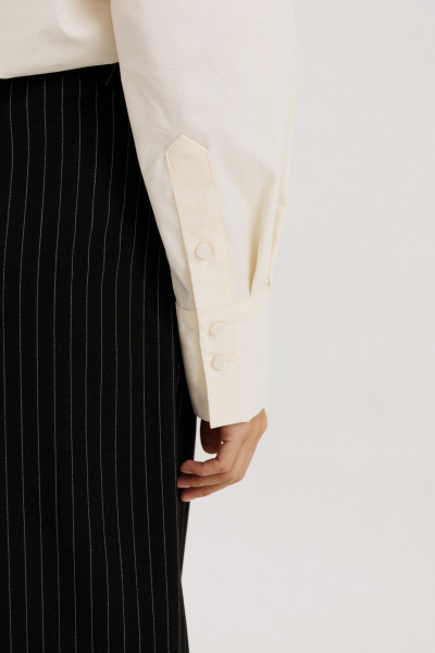 Рубашка THE NAME 2443 сливочный - фото 6