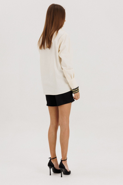 Рубашка THE NAME 2443 сливочный - фото 3