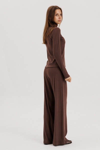 Джемпер THE NAME 2445 коричневый - фото 5