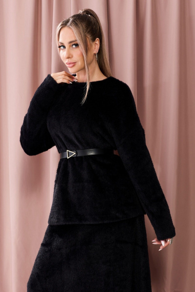 Блуза, юбка Golden Valley 6692 черный - фото 4