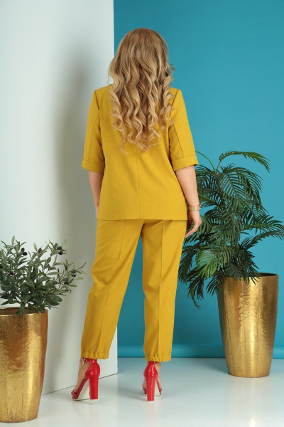 Блуза, брюки, жакет Grace for you 301 горчица - фото 5