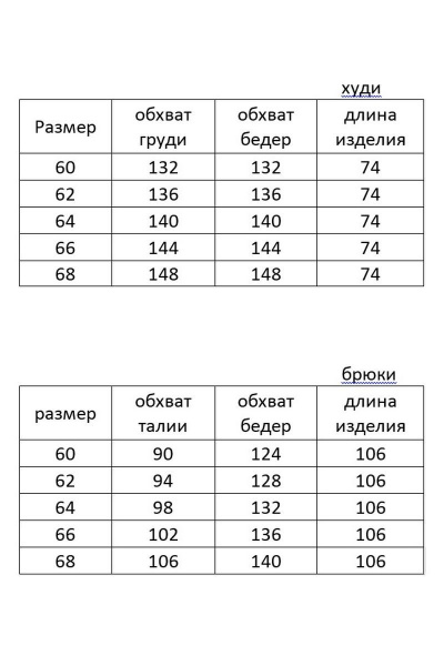 Брюки, худи Элль-стиль 2034 - фото 3