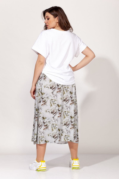 Блуза, юбка ELLETTO old 5135 белый - фото 9