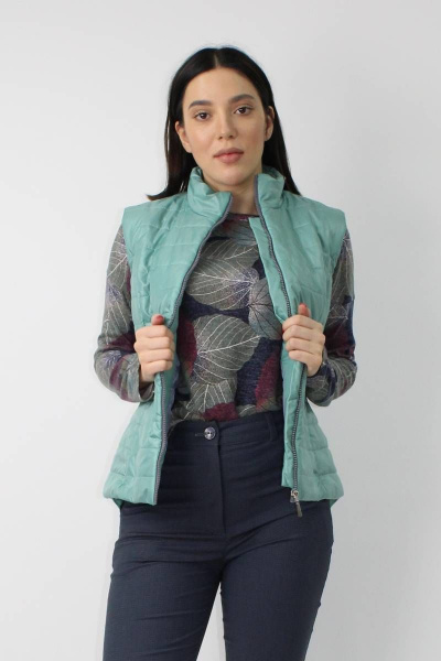 Жилет VLADOR 500703-1 нефритовый - фото 1