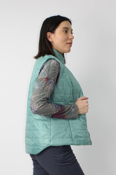 Жилет VLADOR 500703-1 нефритовый - фото 5