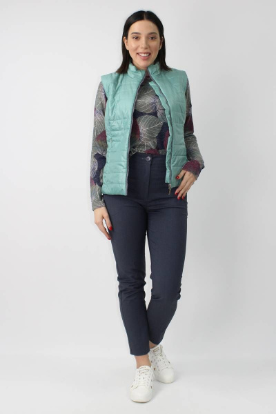 Жилет VLADOR 500703-1 нефритовый - фото 4