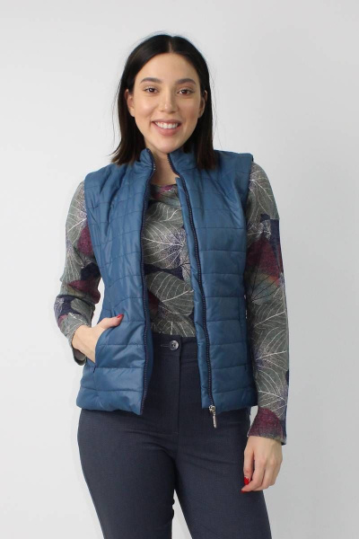 Жилет VLADOR 500703-1 темно-бирюзовый - фото 1