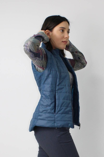 Жилет VLADOR 500703-1 темно-бирюзовый - фото 5