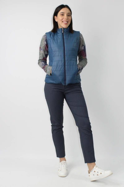 Жилет VLADOR 500703-1 темно-бирюзовый - фото 4