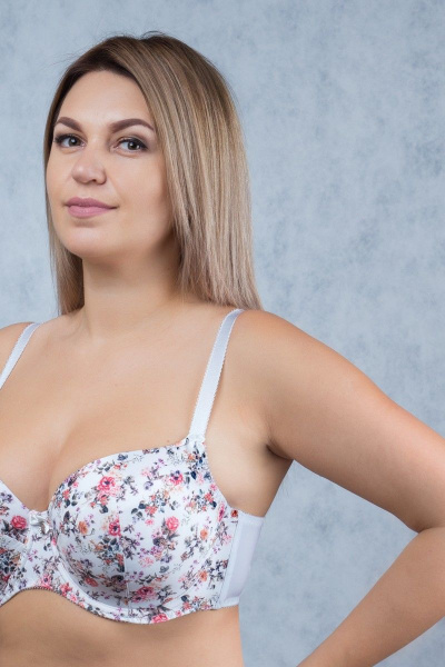 Мультиколор бюстгальтер на больших размерах для комфорта и формы Verally 2044-2 франческа - фото 3