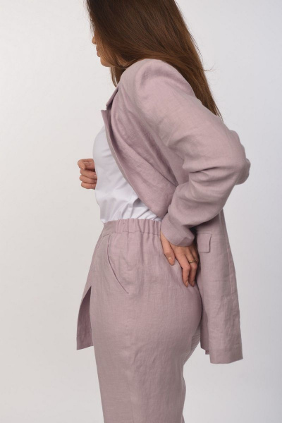 Жакет MALI 121-001 бл-сиреневый - фото 7