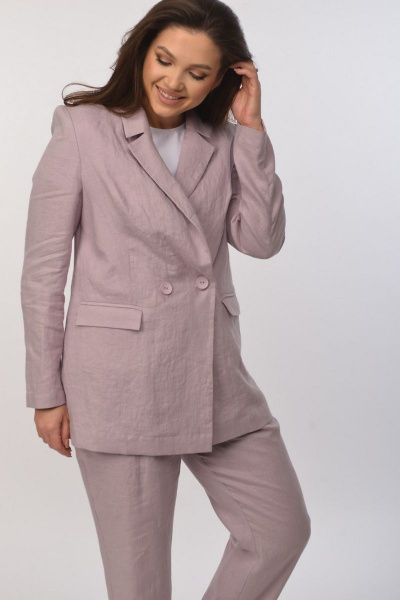 Жакет MALI 121-001 бл-сиреневый - фото 3