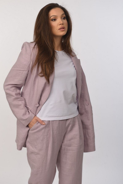 Жакет MALI 121-001 бл-сиреневый - фото 2