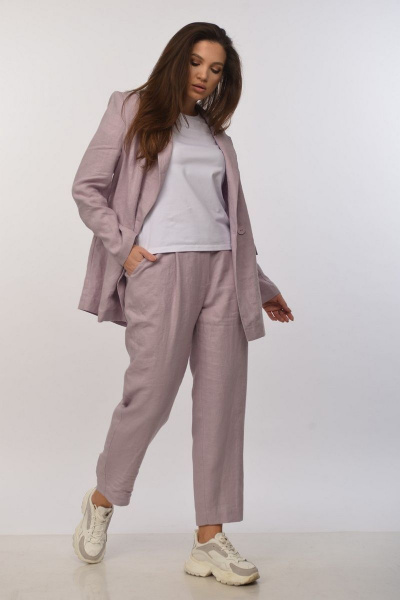 Жакет MALI 121-001 бл-сиреневый - фото 4
