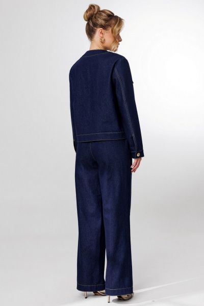 Жакет Faufilure C1558 синий - фото 3