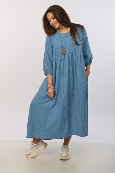 Платье MALI 421-017 голубой - фото 3