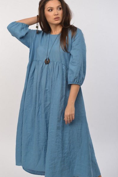 Платье MALI 421-017 голубой - фото 4