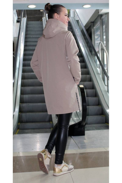 Плащ Arisha 8088 бежевый - фото 6