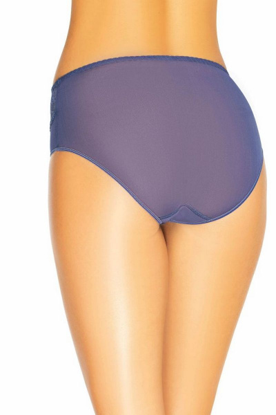 Трусы женские из эластичного трикотажа высокая линия талии Teyli 334 джинс - фото 2