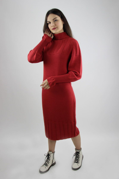 Платье Полесье С4581-19 9С0198-Д43 164 красный_минерал - фото 1