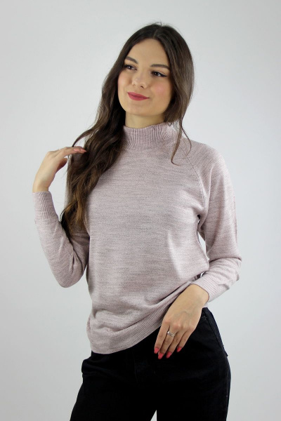 Свитер Полесье С3316-15 5С1754-Д43 158,164 кофейный+роз.облако - фото 1