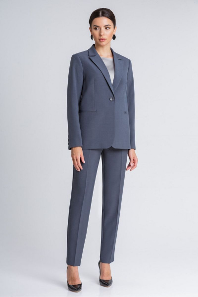 Брюки, жакет IVARI 10403 графит - фото 2