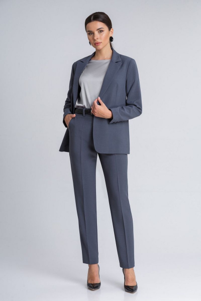 Брюки, жакет IVARI 10403 графит - фото 1