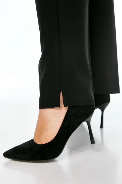 Демисезонные классические брюки зауженные из текстиля Элль-стиль 2002/2 - фото 9