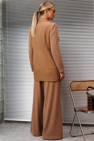 Брюки, жакет Мода Юрс 2933 коричневый - фото 8
