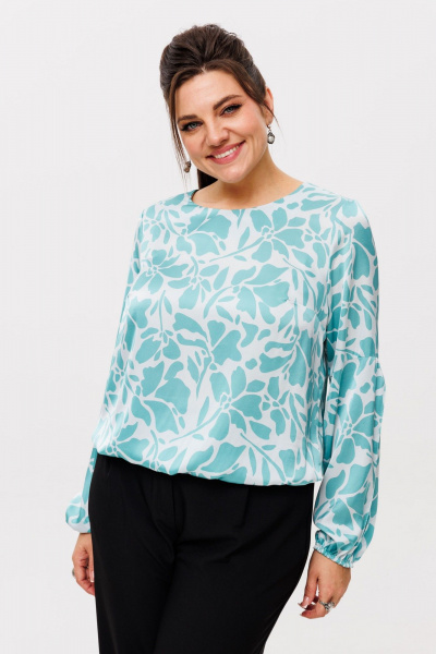 Блуза Anelli 1355 цветочная_волна - фото 7