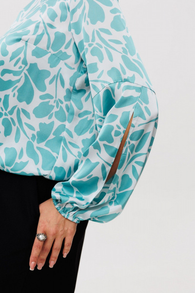 Блуза Anelli 1355 цветочная_волна - фото 5