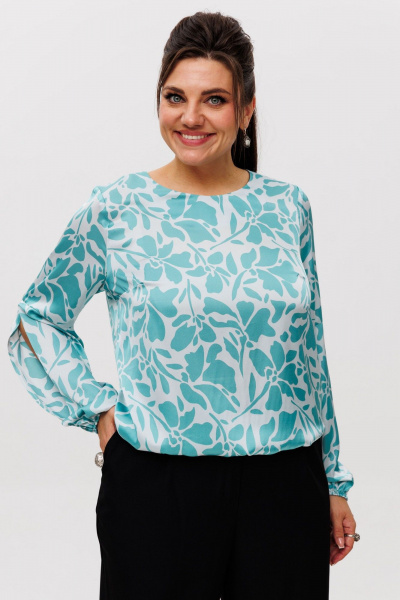 Блуза Anelli 1355 цветочная_волна - фото 1