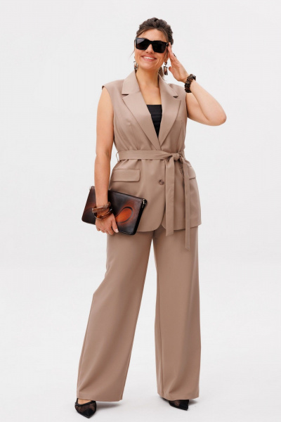 Брюки, жилет Anelli 1501 тосканский_песок - фото 2