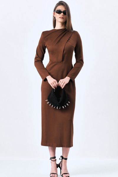 Платье MilMil 1220 корица - фото 3