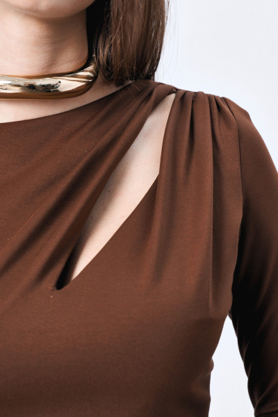 Платье MilMil 1225 корица - фото 5