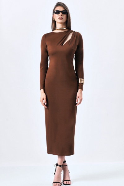 Платье MilMil 1225 корица - фото 3
