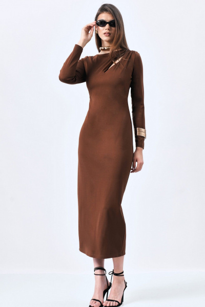 Платье MilMil 1225 корица - фото 2