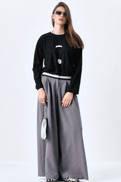 Брюки MilMil 1227 серый_меланж - фото 5