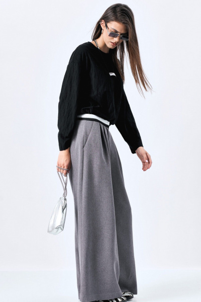 Брюки MilMil 1227 серый_меланж - фото 4