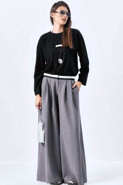 Брюки MilMil 1227 серый_меланж - фото 1