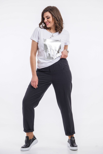 Брюки GRATTO 3115 черный - фото 2