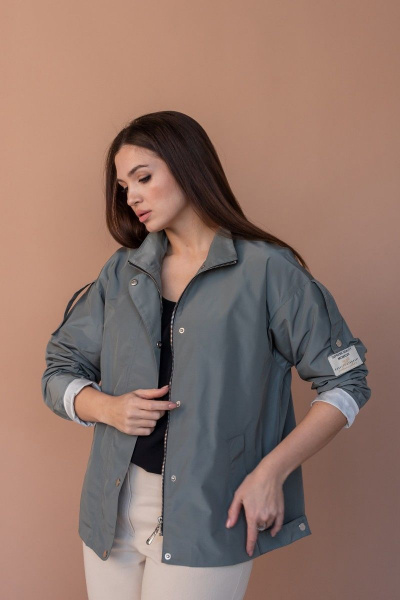 Куртка Angelina 637-2 олива - фото 2