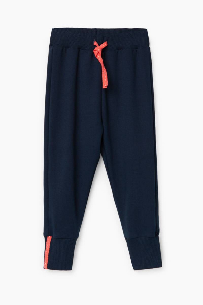 Демисезонные брюки-джоггеры с вышивкой для мальчика Bell Bimbo 210042 т.синий - фото 1